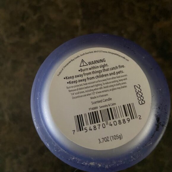 Chesapeake Bay Serenity and Calm small candle - Picture 2 of 4